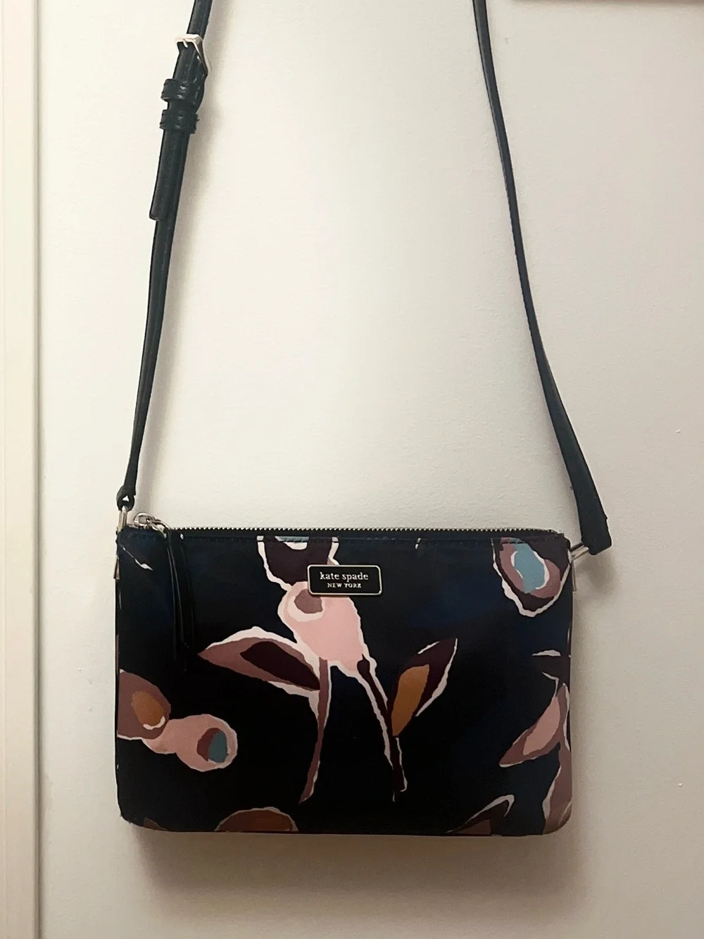 Kate Spade New York Dawn Paper Rose Triple Gusset Crossbody